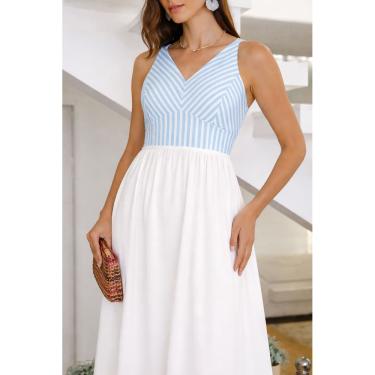 Imagem de Blusa Cropped Feminino Listrado com Alça Decote V Forrado