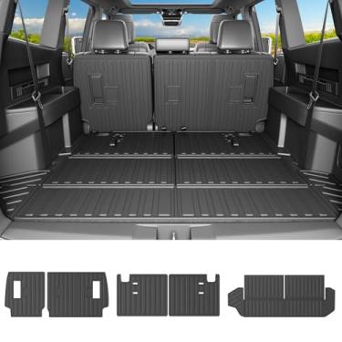 Imagem de powoq Tapete de carga de combustível de 7 assentos compatível com Toyota 4Runner 2025 2026 2026 2025-2026 forro de porta-malas forro de carga substituição para Toyota 4Runner 2025-2026 acessórios