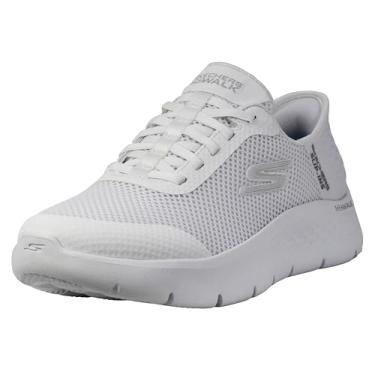 Imagem de Skechers Tênis feminino Go Walk Flex Hands Free Slip-ins-Grand Entry, Branco, 34