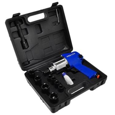 Imagem de Kit Chave de Impacto Pneumática 1/2 Pol. 68kgfm com Maleta e - PDR-PRO