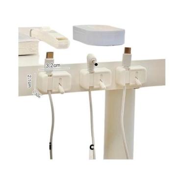 Imagem de Organizador De Cabos Para Mesa, Clip De Gestão De Cabos Sem Perfuração