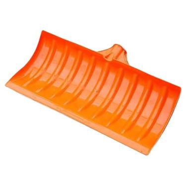 Imagem de Ｂｅｓｇａ Cabeça de reposição para pá de neve, multiuso, prática e, laranja, para calçadas, quintais e entradas de garagem. Cabo não incluído, Sem Chapa de aço