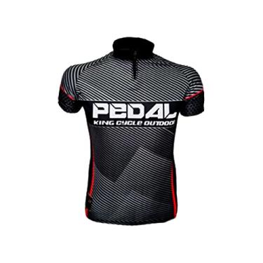 Imagem de Camiseta de Ciclismo King Brasil Fator Proteção Solar UV 50+ Pedal 06 Tamanho:P