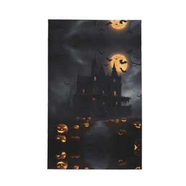 Imagem de XLLingL Toalhas de cozinha de waffle com estampa gótica de Halloween, panos de prato de microfibra, para decoração e limpeza de cozinha - 1 peça