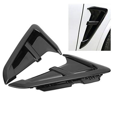 Imagem de Para-lama lateral do carro, 2 peças de substituição de acabamento de grade de ventilação de ar ABS para X3 X4 G01 G02 X3M X4M 2018 2019 2020 2021