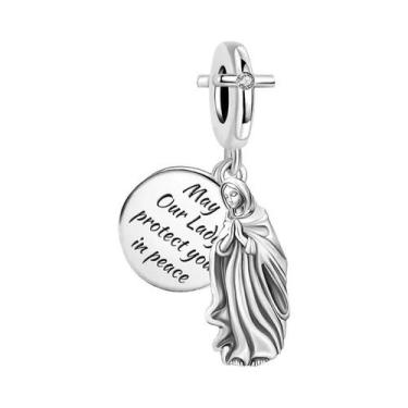 Imagem de Pingentes De Prata Esterlina 925 Para Mulheres: Cruz Bíblica, Sol, Lua