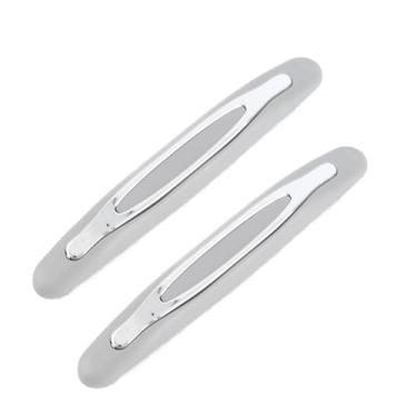 Imagem de Yinhing Protetores de Borda da Porta do Carro Capa de Acabamento 4 Peças de Plástico ABS Premium Protetor Anti-colisão contra Arranhões para Proteção da Porta do Veículo Preto Cinza (Cinza)