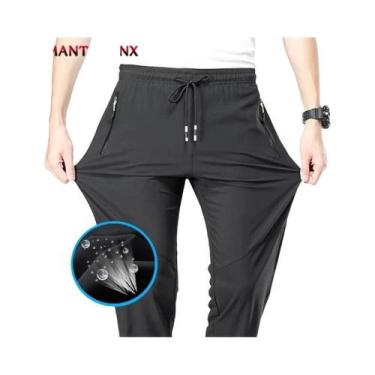 Imagem de Calças Jogger Masculinas plus Size 4XL 5XL De Secagem Rápida Com Cintu