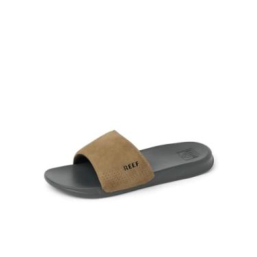 Imagem de REEF Sandália masculina One Slip, leve e adequada à água, Cinza/bronze, 38