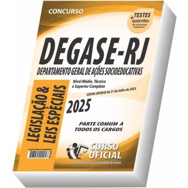 Imagem de Apostila Degase Rj Legislação E Leis Especiais Parte Comum