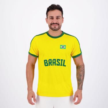 Imagem de Camisa Brasil Dry Basic Masculina-Masculino
