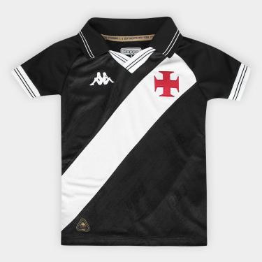 Imagem de Camisa Vasco Juvenil I 25/26 s/n Torcedor Kappa-Unissex