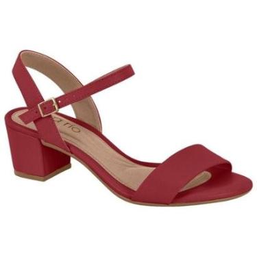 Imagem de Sandália Feminina Salto Bloco Cherry Beira Rio 8246.1176-Feminino