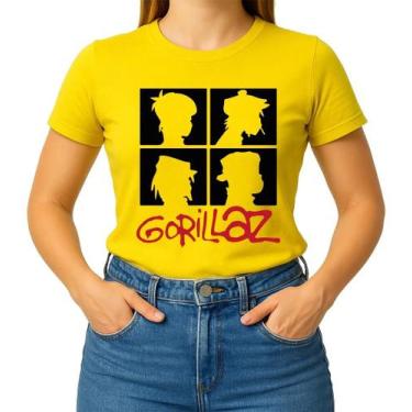 Imagem de Camiseta Camisa Blusa Feminina Masculina Unissex 100% Algodão Banda Go