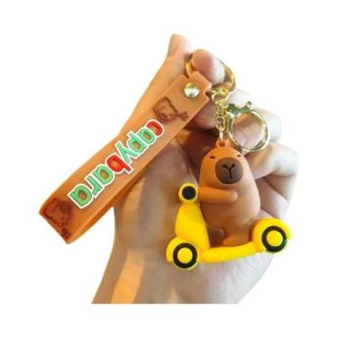 Imagem de Chaveiro De Capivara Fofo, Boneco De Anime, Pingente Para Mochila Esco