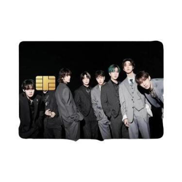 Imagem de Adesivos De Cartão PVC S-Stray Kids KPOP 4pcs Removíveis E Autoadesivo