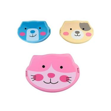 Imagem de lancheira infantil divisória talher Grande multiuso escolar Passeio Pi