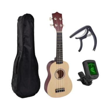 Imagem de Ukulele Soprano De 21 Polegadas Para Iniciantes Com Bolsa De Transport