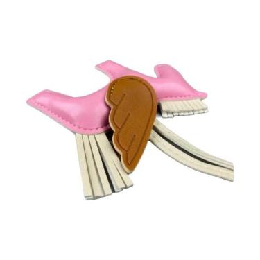 Imagem de Chaveiro De Pônei Alado Adorável Multicolorido Em Couro PU Com Borla P