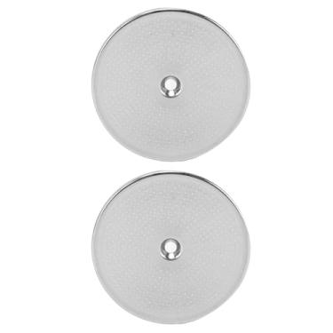Imagem de Jiawu Telas de Chuveiro de Aço Inoxidável de 57,3 Mm 2 Unidades de Substituição para Filtro de Chuveiro Difusor de Máquina de café BEZZERA 5470501, Fácil Manutenção para Baristas Domésticos