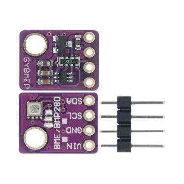 Imagem de Sensor De Temperatura, Umidade E Pressão BME280 3.3V IIC I2C Módulo Br