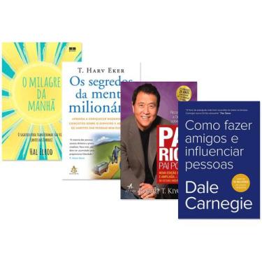 Imagem de Kit Milagre da Manha + Segredos Da Mente Milionaria + Pai Rico + Como 