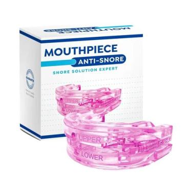 Imagem de Protetor Bucal Ajustável De Silicone Antirronco, Antirruído, Auxiliar 