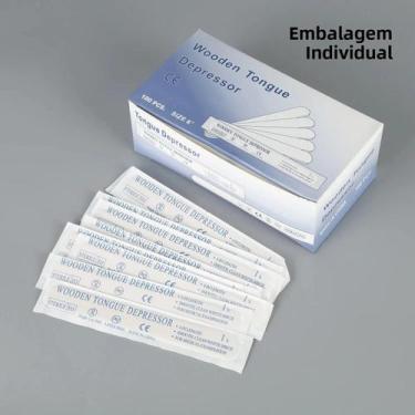 Imagem de Espátula Descartável De Madeira Para Depilação E Tatuagem, 100/50/30/1