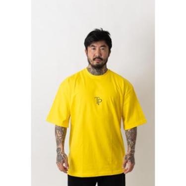 Imagem de Camiseta Oversized Gola Alta Classic Amarelo-Unissex