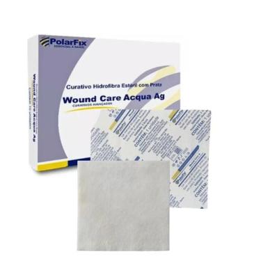 Imagem de Curativo de Hidrofibra Estéril com Prata 10 X 10 CM - Wound Care