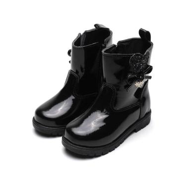 Imagem de Bota Infantil Ortopasso Love Menina Verniz-Feminino