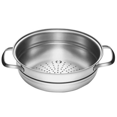 Imagem de Cozi-vapore Tramontina Allegra Em Aço Inox 20 Cm 2,2 L 62660200