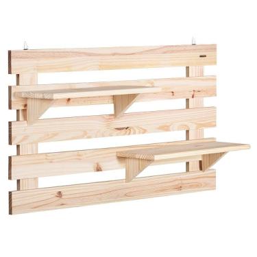 Imagem de Painel Floreira Tramontina 100x56cm Em Madeira Maciça Com Duas Prateleiras 91150110