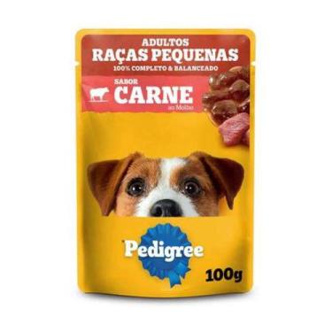 Imagem de Ração Úmida Pedigree Sachê Carne ao Molho para Cães Adultos de Raças P