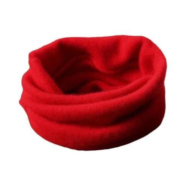 Imagem de Cachecol Feminino De Lã Pura Macio E Quente, Gola Falsa De Caxemira, A