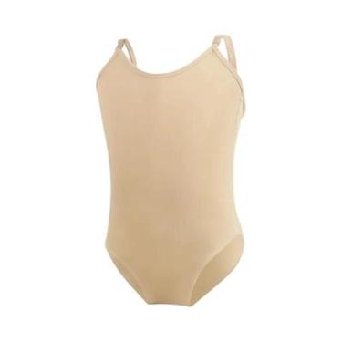 Imagem de Leotardos De Ballet Sem Mangas Para Meninas, Camisola Slimming Nude, B