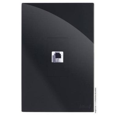 Imagem de Kit Rj45 Cat5 Internet Vertical 4X2 Brg11459-6Bk