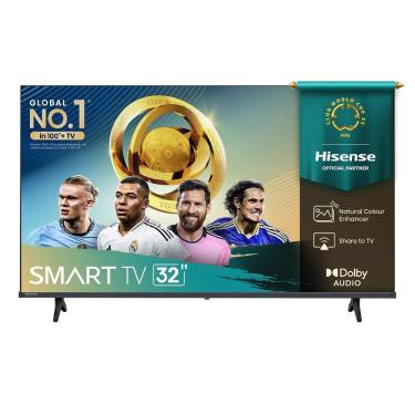 Imagem de Smart TV Hisense DLED HD 32 32A4NV com Processador AI HDR10 DTS Virtual X DLNA Alexa e Google Home