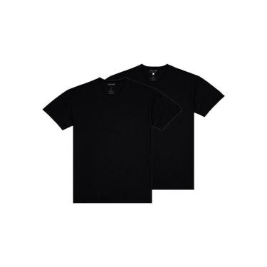 Imagem de Kit com 2 Camisetas Masculina Malwee 1000004423 Preto-Masculino