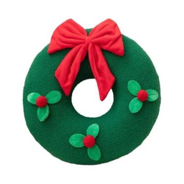 Imagem de Almofada De Pelúcia Macia Em Formato De Floco De Neve Para Cama E Sofá