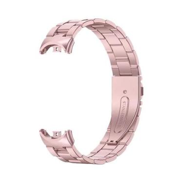 Imagem de Pulseira De Aço Inoxidável NFC Para Xiaomi Mi Band 10 9 8, Bracelete D