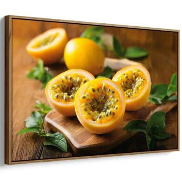 Imagem de Quadro decorativo Maracujás - Mioquadros, 120x80 cm, Tabaco