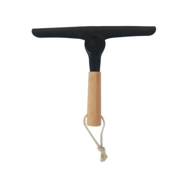 Imagem de Rodo de Pia Doblável Oikos com Cabo de Bambu Preto
