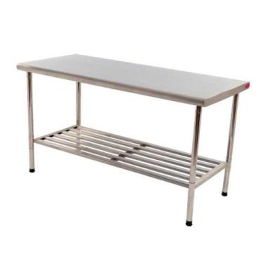 Imagem de Mesa Aço Inox 430 1,20X0,70 Multiuso - Imeca