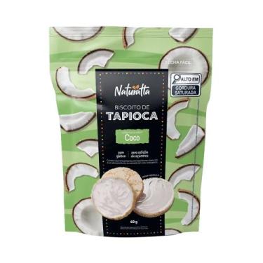 Imagem de Biscoito de Tapioca Naturatta Zero Açúcar Cobertura Sabor Coco 60g