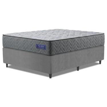 Imagem de Cama Box Desmontável Colchão Queen Molas Ensacadas Atlanta 158x198x60cm