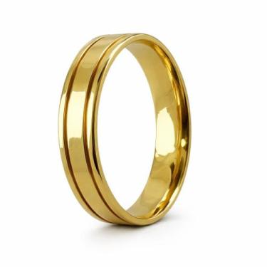 Imagem de Aliança em Ouro 18K 5,00 mm - Joia de Noivado ou Casamento - Justino R