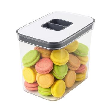 Imagem de Pote Hermético Porta Mantimentos Empilhável 1600ml Cozinha