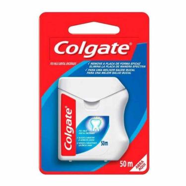 Imagem de Fio Dental Colgate 50m para Higiene Bucal Diária com Textura Suave e Resistente 50m