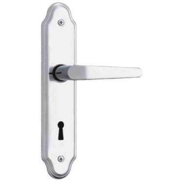 Imagem de Fechadura Interna 813-03 para Porta de Uso Interno em Aço com Acabamento Espelho Inox Inox